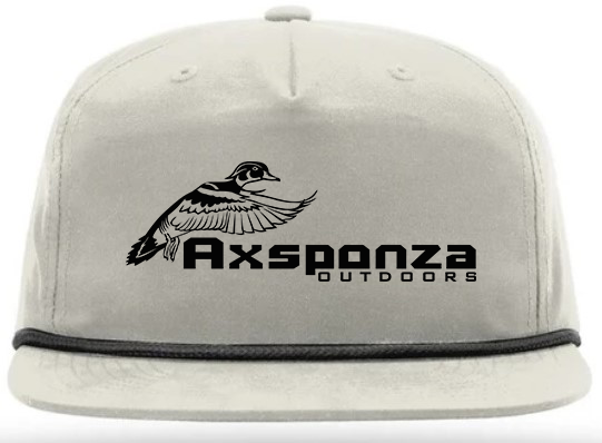 Cupped Wood Duck Axsponza Outdoors Embroidered Birch Rope Hat