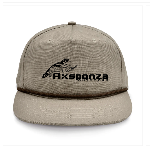 Cupped Wood Duck Axsponza Outdoors Embroidered Rope Hat Boudin