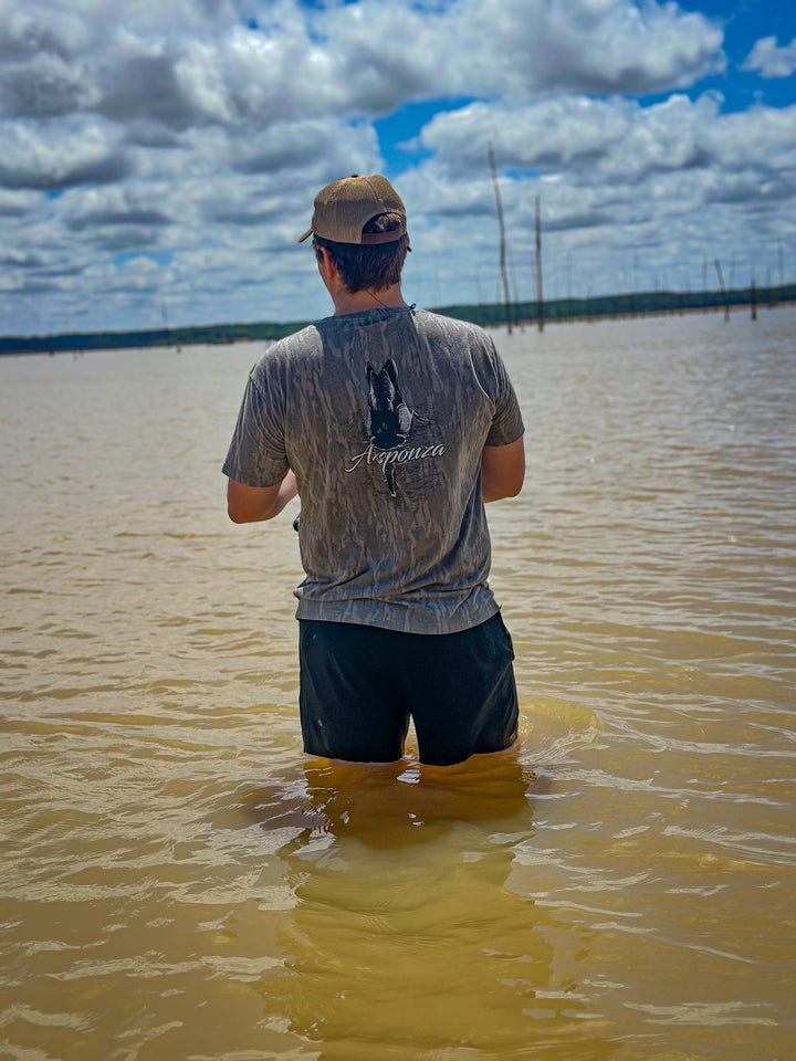 Dabbling Woodie Washed-Out Mossy Oak Bottomland Camo Tee
