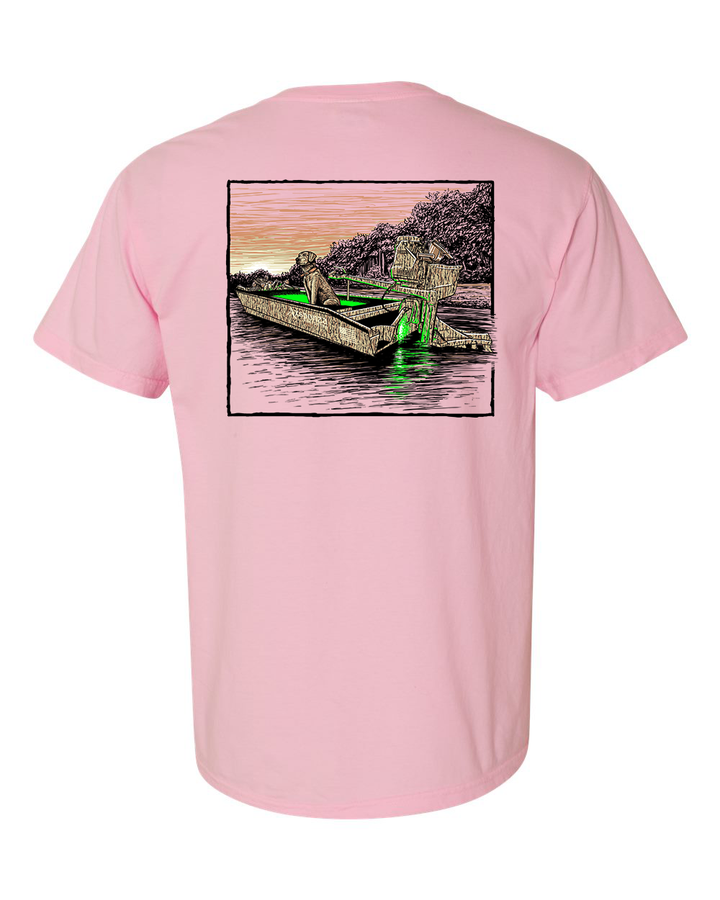 Glowin’ Through the Timber Pocket Tee