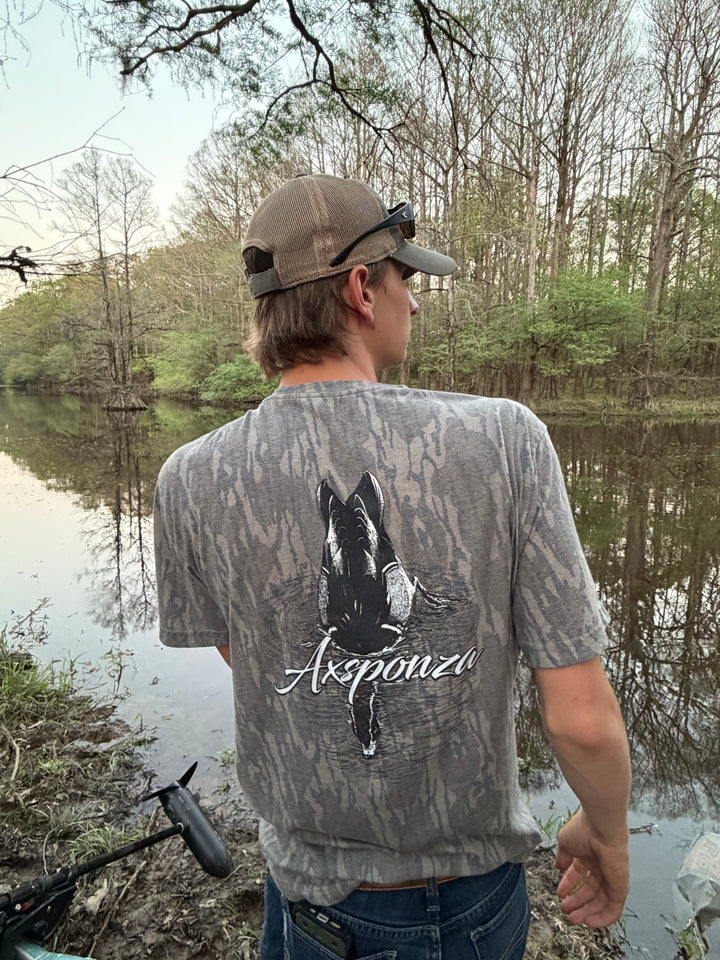 Dabbling Woodie Washed-Out Mossy Oak Bottomland Camo Tee