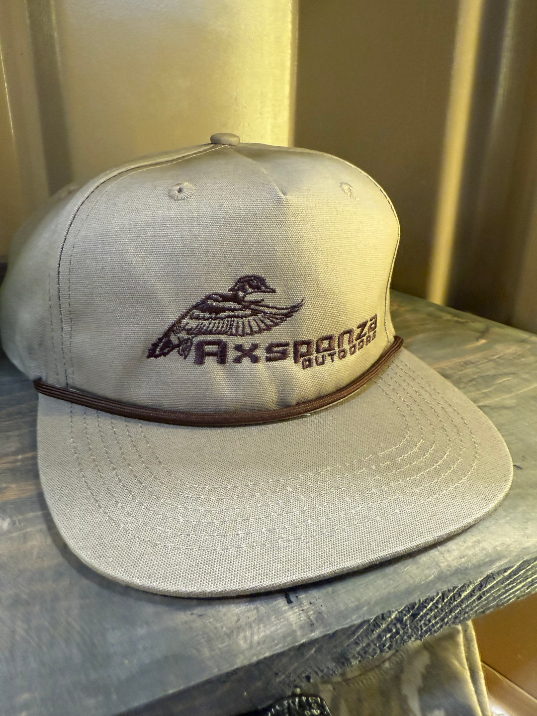 Cupped Wood Duck Axsponza Outdoors Embroidered Rope Hat Boudin