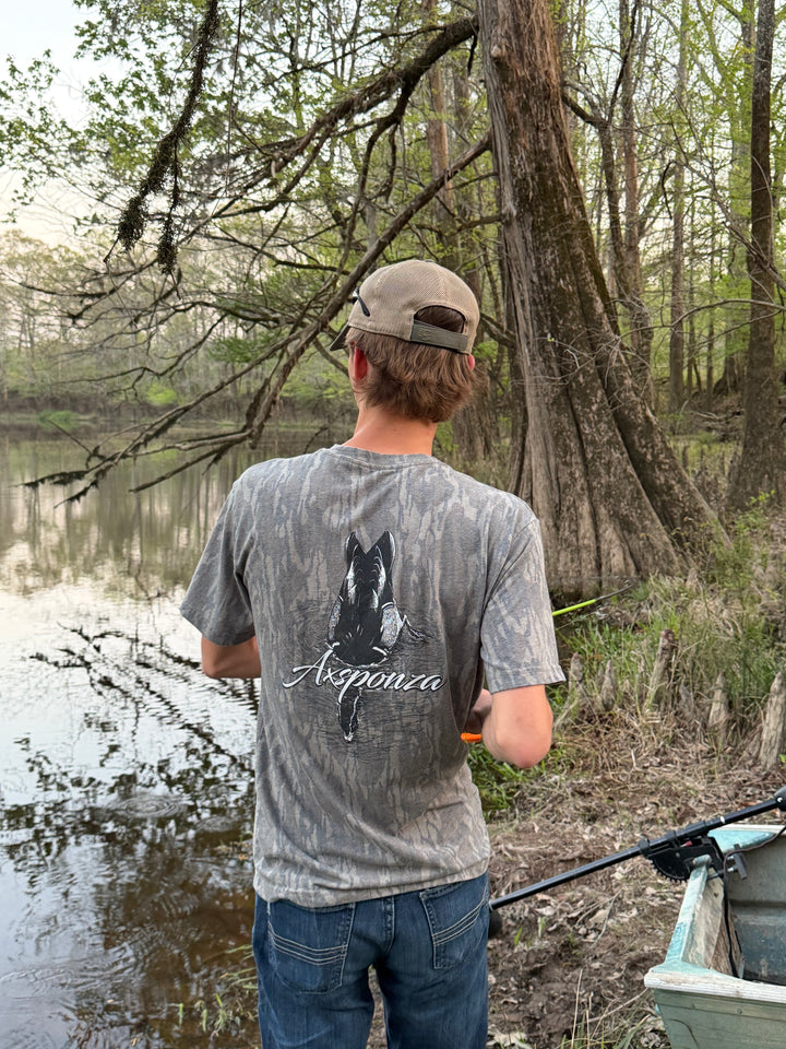 Dabbling Woodie Washed-Out Mossy Oak Bottomland Camo Tee