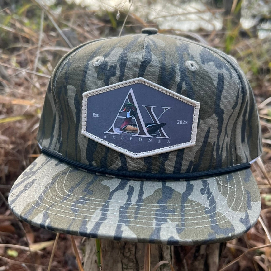 AX Legend Patch Bottomland Camo Rope Hat – Axsponza Outdoors