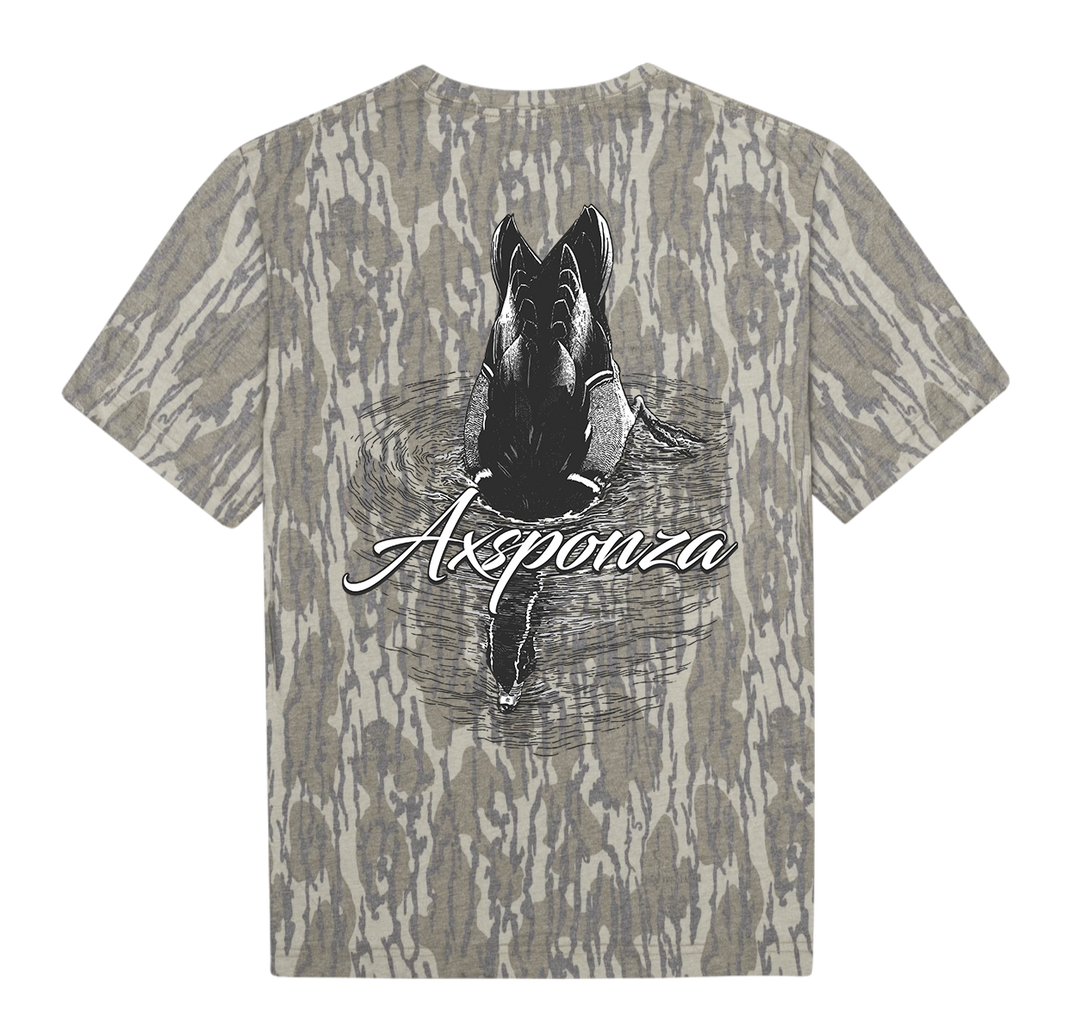 Dabbling Woodie Washed-Out Mossy Oak Bottomland Camo Tee