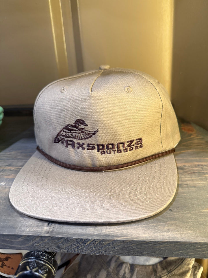 Cupped Wood Duck Axsponza Outdoors Embroidered Rope Hat Boudin