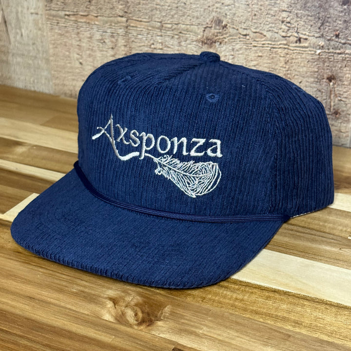 Corduroy Goat Rope Navy Axsponza Feather