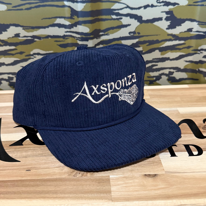 Corduroy Goat Rope Navy Axsponza Feather