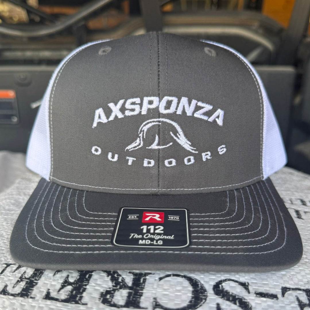 Icon Banner Trucker Hat Charcoal/White