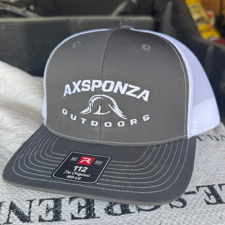 Icon Banner Trucker Hat Charcoal/White
