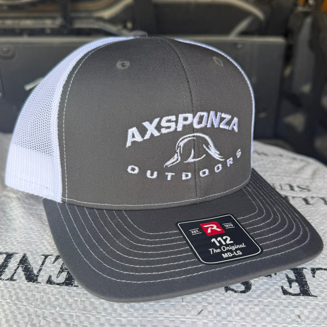 Icon Banner Trucker Hat Charcoal/White