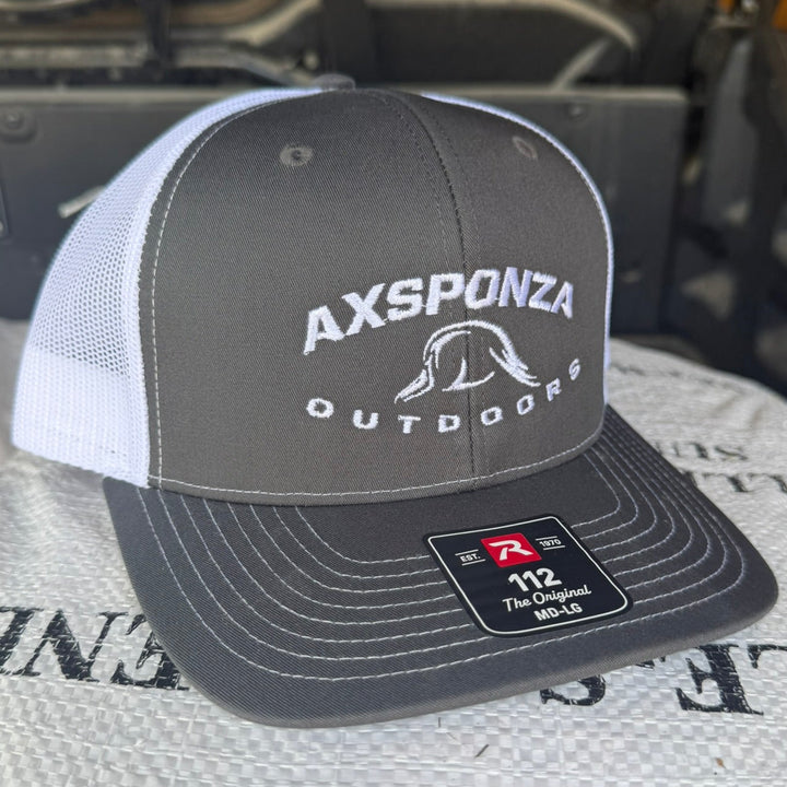 Icon Banner Trucker Hat Charcoal/White