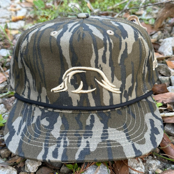 Solo Woodie Icon Embroidered Rope Hat on Bottomland