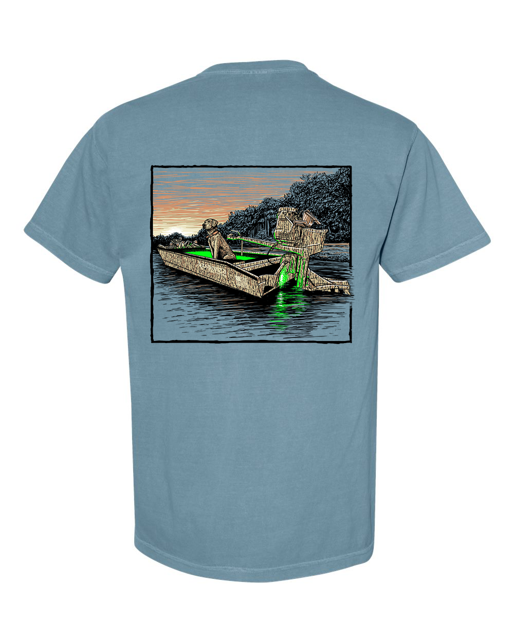 Glowin’ Through the Timber Pocket Tee