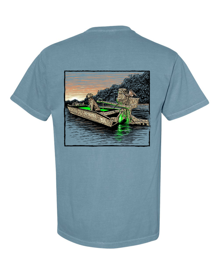 Glowin’ Through the Timber Pocket Tee