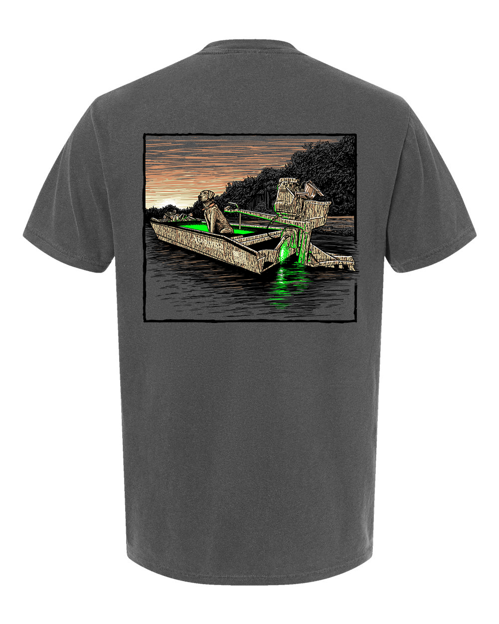Glowin’ Through the Timber Pocket Tee