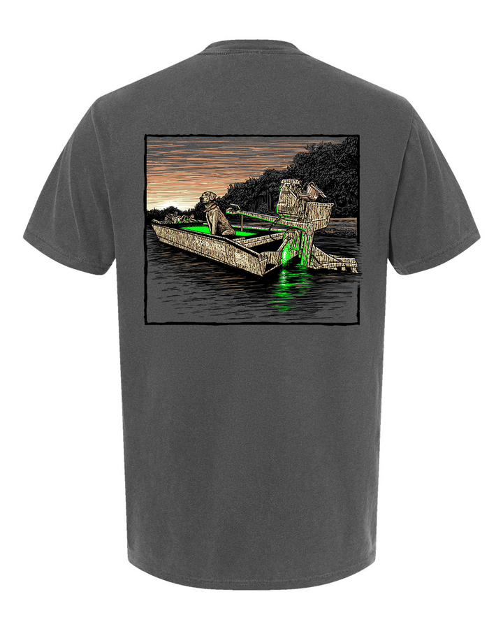 Glowin’ Through the Timber Pocket Tee