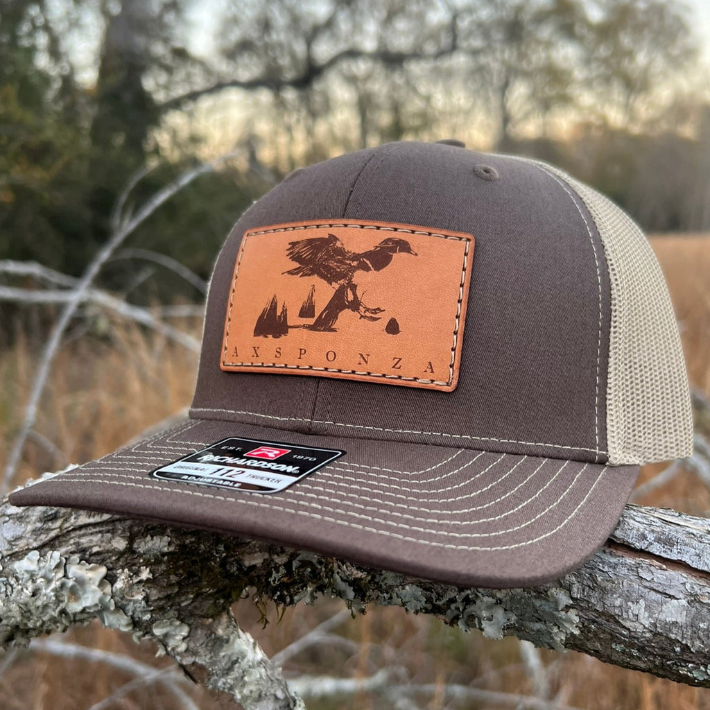 東京インディアンズ　Trucker Cap ブラウン Richarson112AxsponzaLeatherPat